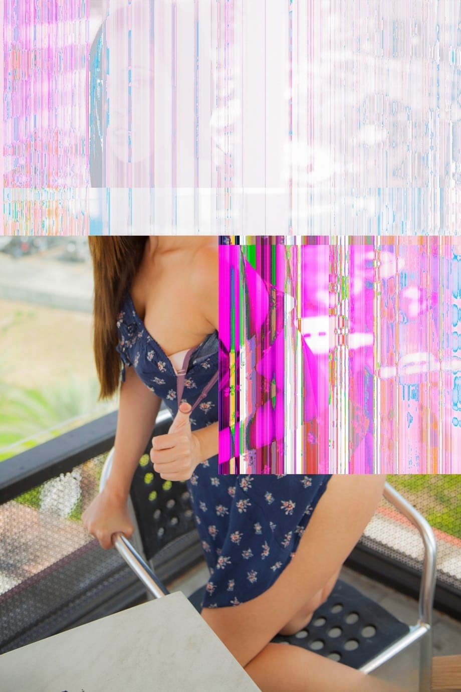 Jenna Sativa's sizzling bare breast Latina tease exposing sheer panty upskirt - 7