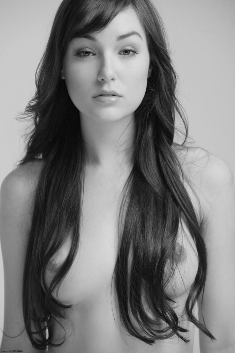 Sasha Grey teases off her top revealing her stunning perfect breasts - 15