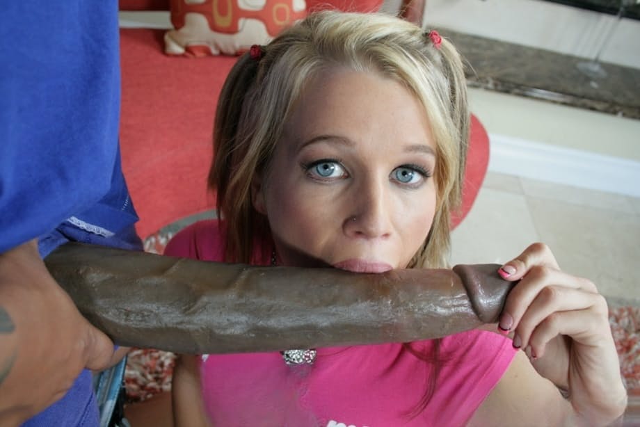 Aiden Aspen messy blonde drained by massive black dick facial - 6