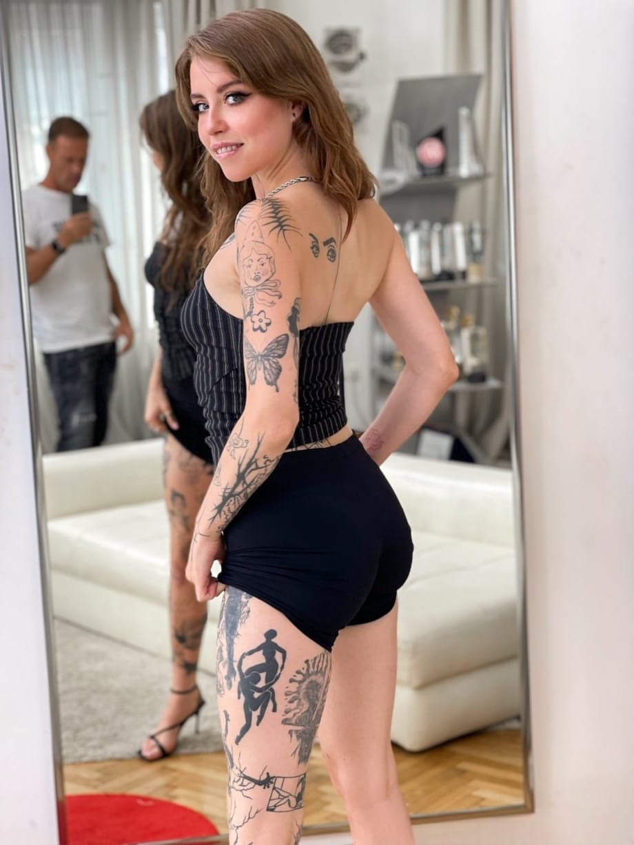 Eden Ivy showcases intense anal cravings with throbbing cock stretching her tattooed teenage body - 1