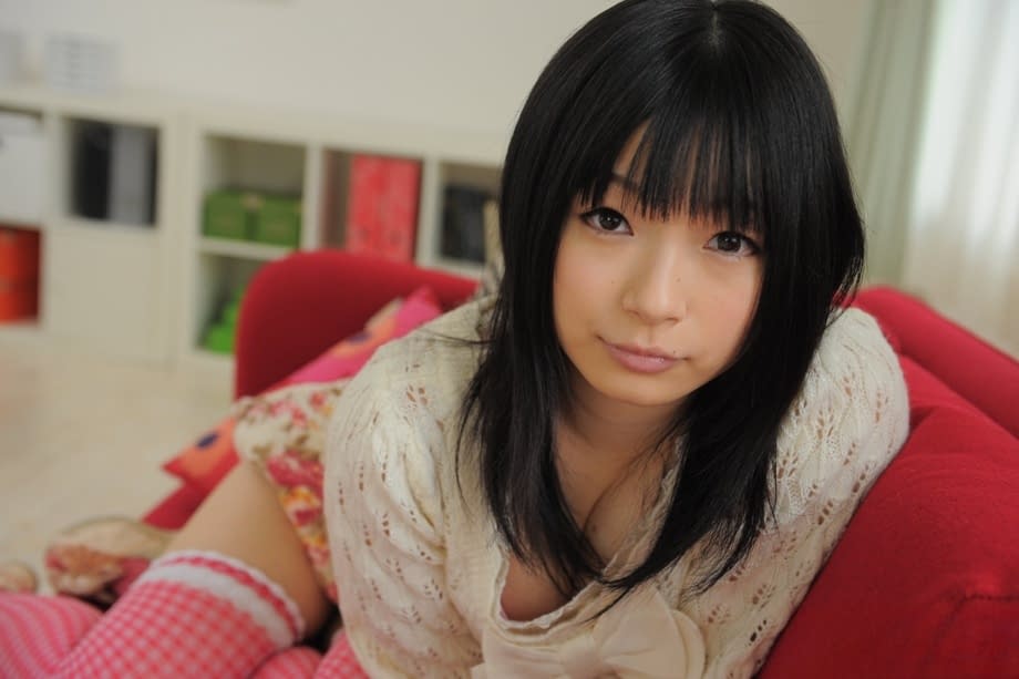 Hina Maeda teases bare bottom with over-the-knee socks on - 8
