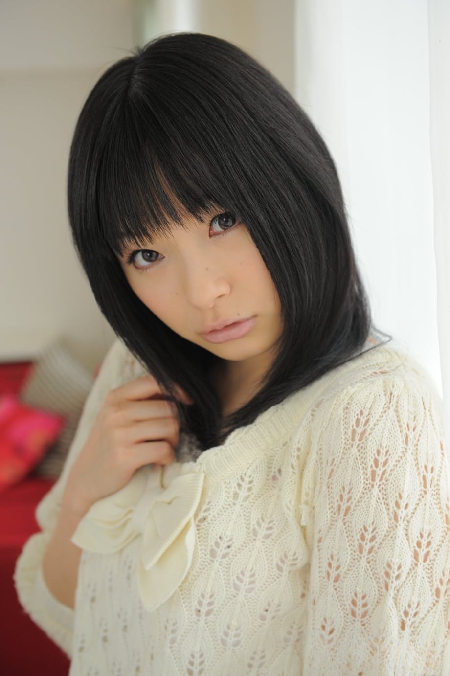 Hina Maeda teases bare bottom with over-the-knee socks on - 9