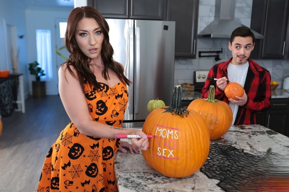 Whitney OC's Latina Step-Son Halloween Creampie Fuck - 5