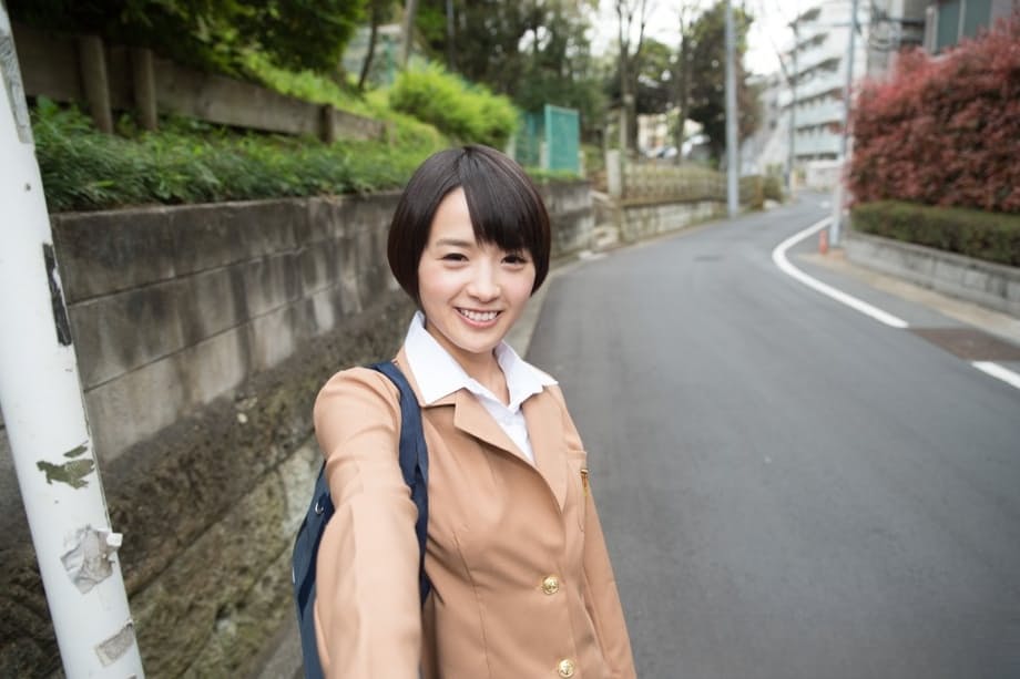 Seductive Mari Haneda strips completely nude after a teasing coed selfie - 2