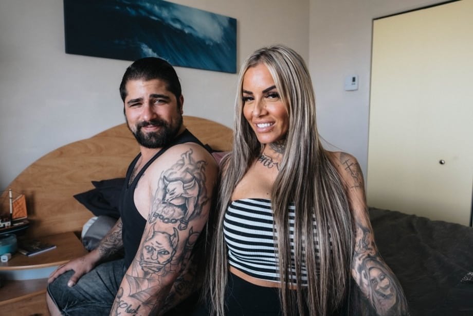 Pamela Kayne gets pounded hard with her huge inked boobs bouncing wildly on the sheets - 9