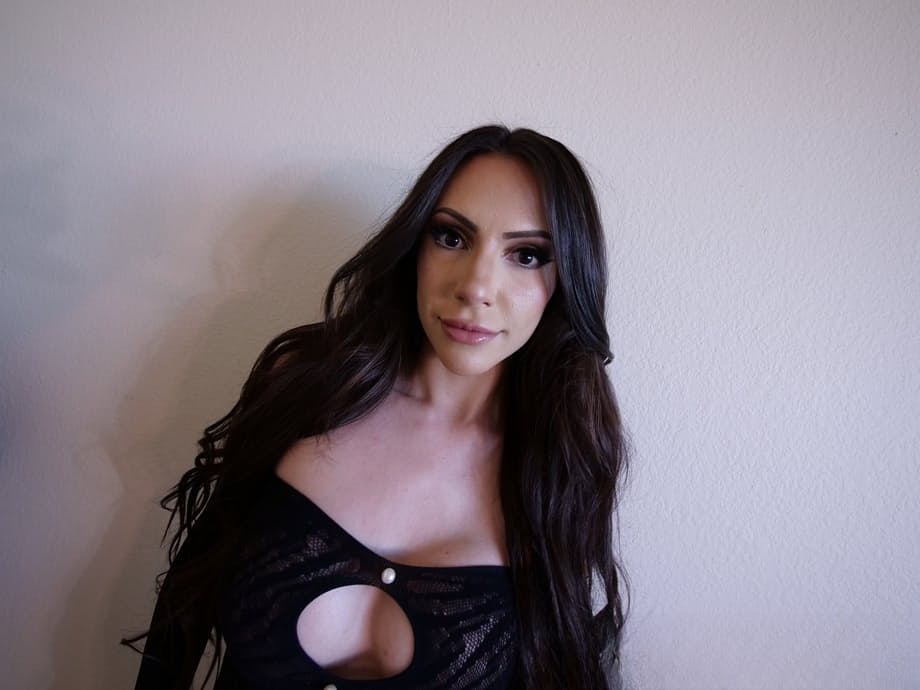 Hime Marie amateur brunette drinks warm cumshot on perky tits after vigorous fuck - 1