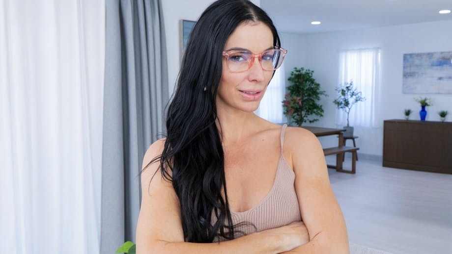 Venus Valencia seduces in glasses devouring a throbbing cock with MILF passion - 2