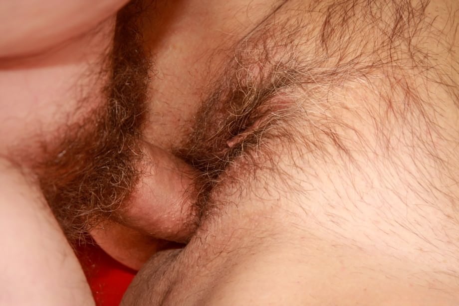 Lady shows her mature redhead hairy pussy devoured by a thin dick - 4