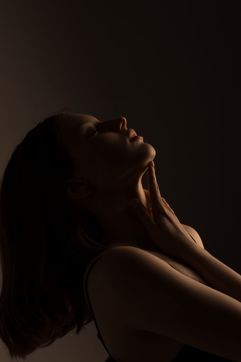 Aliza strikes seductive poses in ultra-revealing lingerie, long locks cascading wildly at her breathtaking first shoot - 6