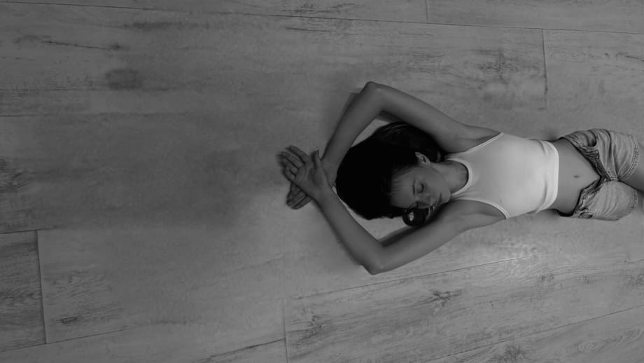 Aliza strikes seductive poses in ultra-revealing lingerie, long locks cascading wildly at her breathtaking first shoot - 18