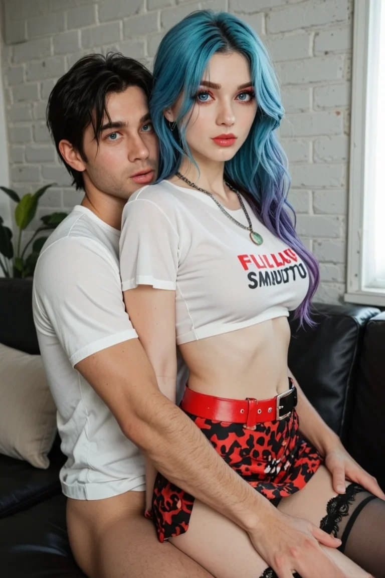 Draven Star et ses beautés aux cheveux colorés partagent une extase sauvage chevauchant les bites avec des hommes avides - 3