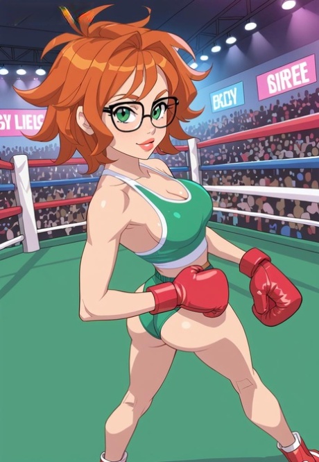 Sherlyn Chopra boxing nude while showing off her redhead curves in the ring - 10