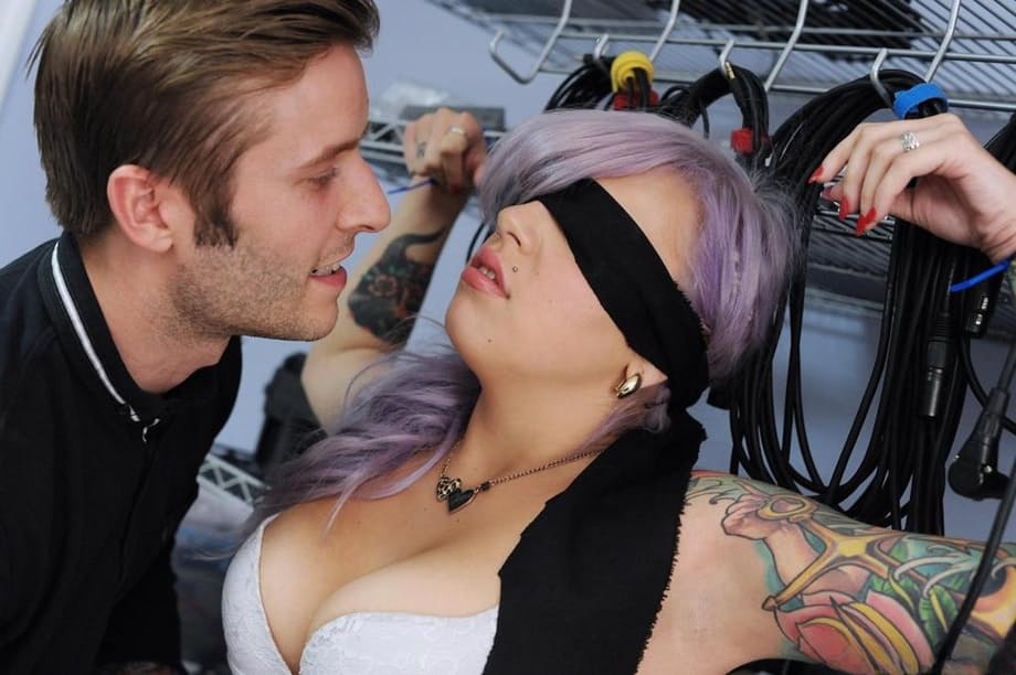 Vyxen Steel blindfolded and spanked hard with paddle - 7