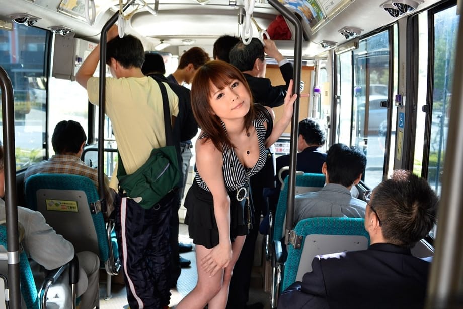 Erena Mizuhara naughtily enticing pervert with raw bus pounding delight - 1