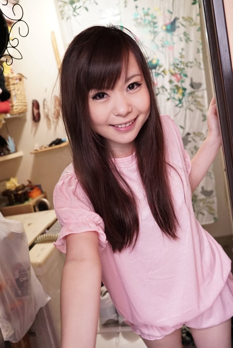 Asian cutie Mai Kawasumi strips and gets toyed before hot sex on a bed