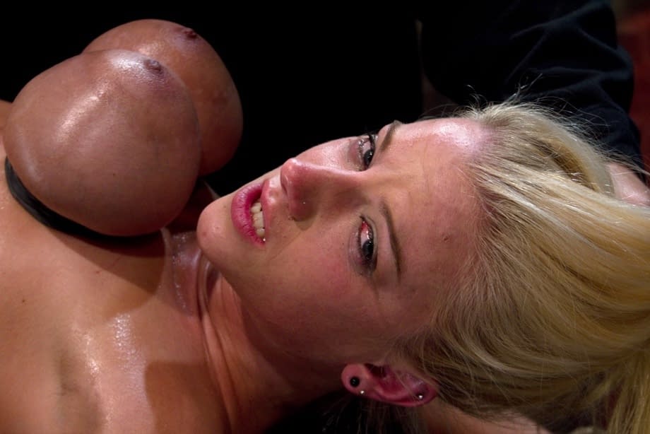 Blonde MILF Haley Cummings screams in agony under cruel nipple punishment - 13