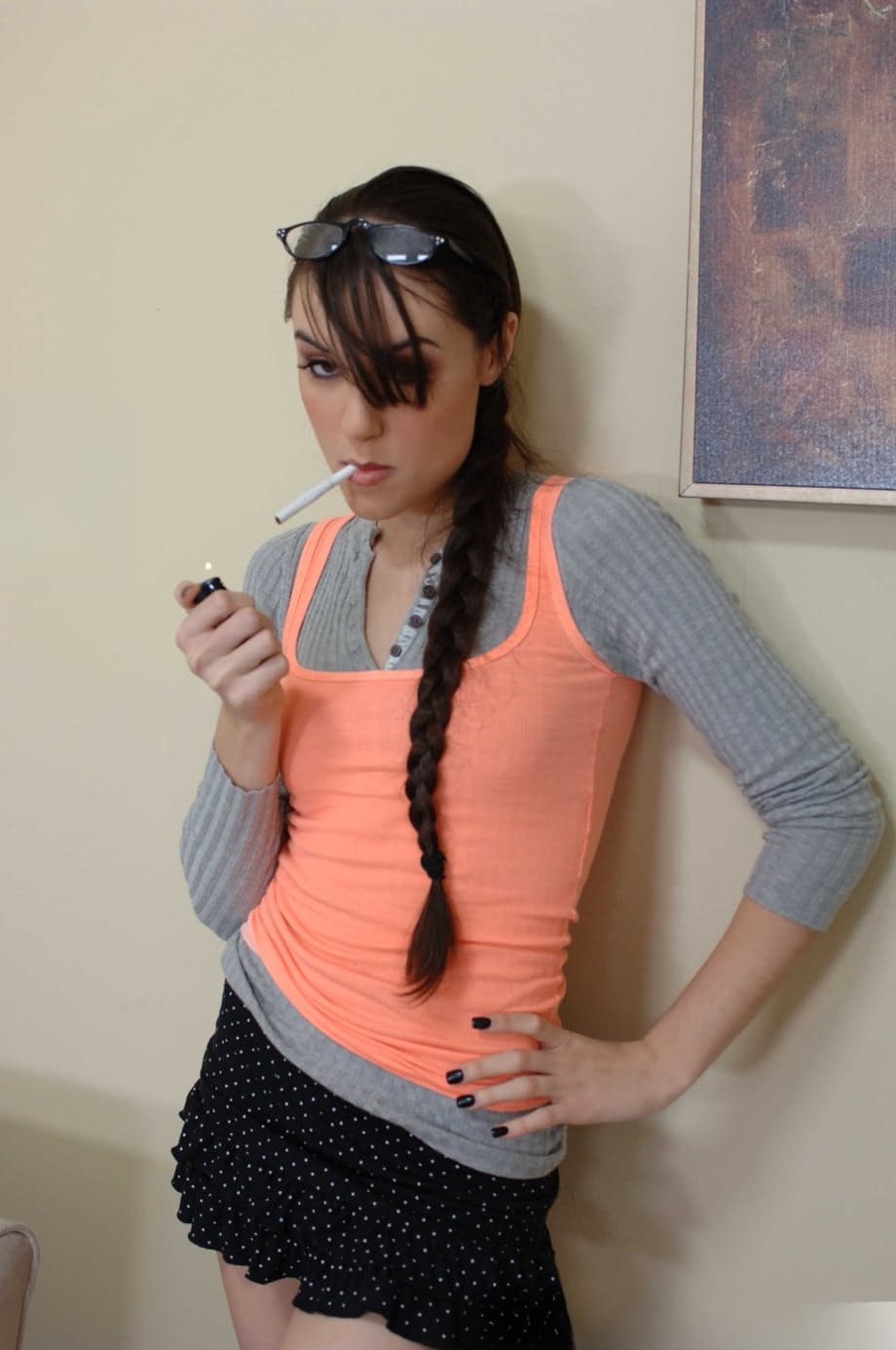 Sexy Scuola di Sasha Grey Sfida Il Suo Insegnante Arrapato Con Sesso Bollente Dopo Le Lezioni - 2