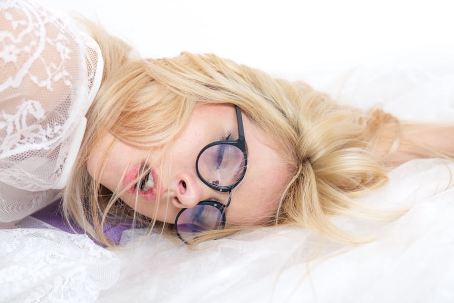Thomas A Gets Kinky: Nerdy Blonde Smacks Her Own Ass - 14