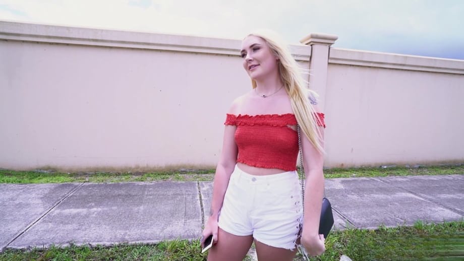 La deliziosa Chloe Marie, naturalmente al naturale, si apre e si fa fottere senza preservativo nel sedile posteriore, godimento puro - 5