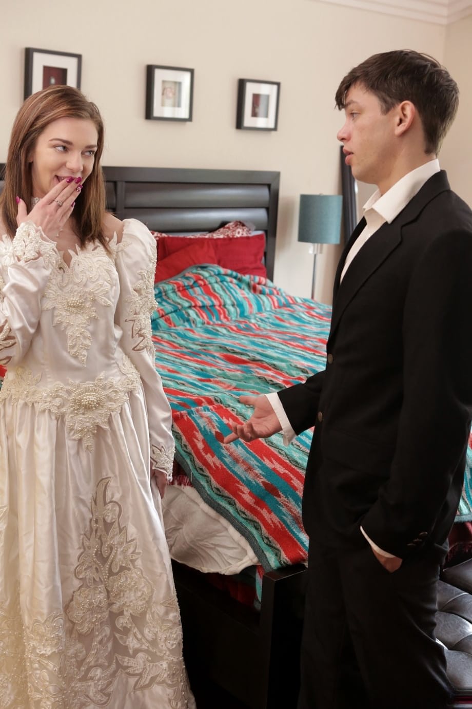 Foxy Alex relentlessly drilled doggystyle, climaxing while parents voyeur - 3
