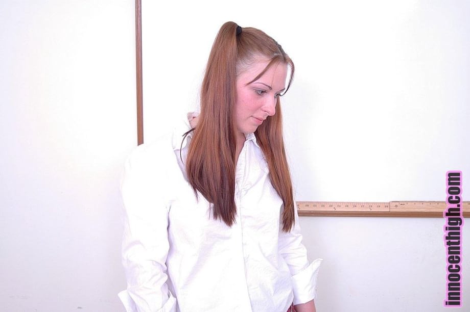 Ashley Haze tight schoolgirl throat gets brutally pounded by dominant teacher - 1