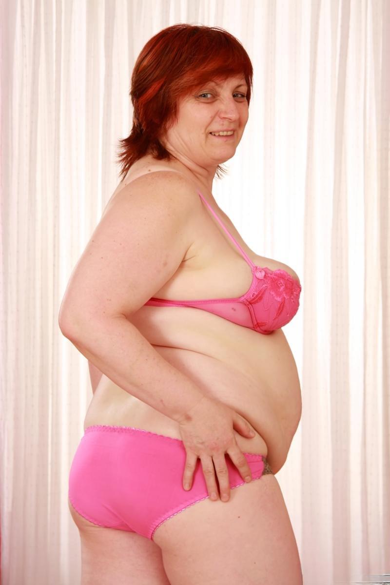 Ajpa exotic redhead granny peels teasing enormous saggy tits raw pussy pounded hard - 1