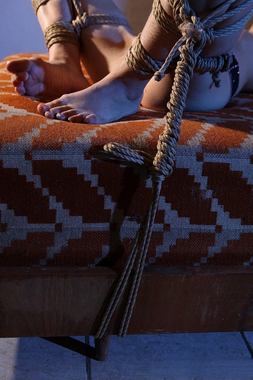 La sensuelle Novigina se fait défoncer et taquiner avec des cordes tout en cuir par Kathia Nobili - 9