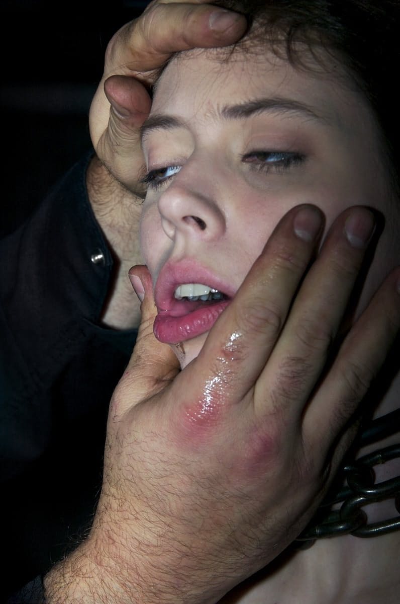 Restrained Kristine Brutally Bound Gagged With Bruises In Dungeon - 18