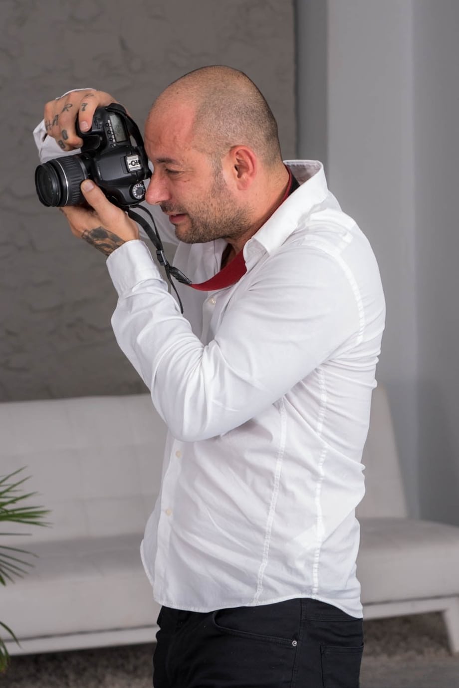 Angel Emily flaunts her petite tits while getting ravished by the photographer - 6