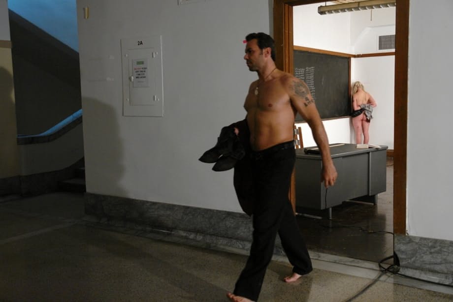 Steven Lee le mete la polla en la garganta a la zorra rubia Lorelei Lee después de follarla a pelo como estudiante y profesora - 20
