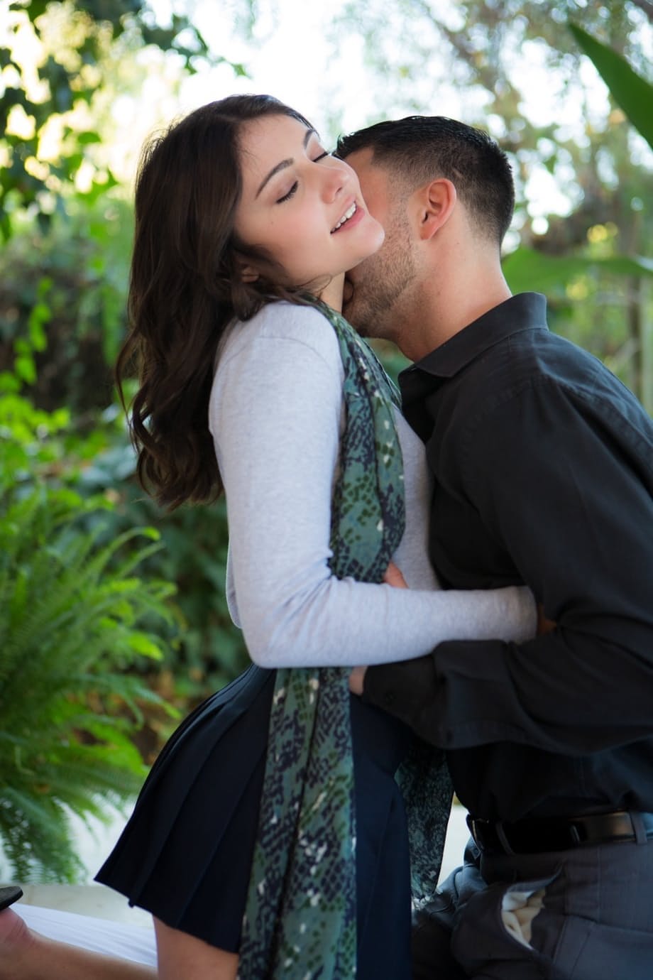 Seductive Adria Rae strips Seth Gamble bare during steamy outdoor tease - 2