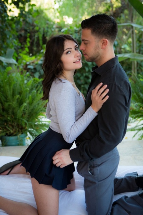 Seductive Adria Rae strips Seth Gamble bare during steamy outdoor tease - 3