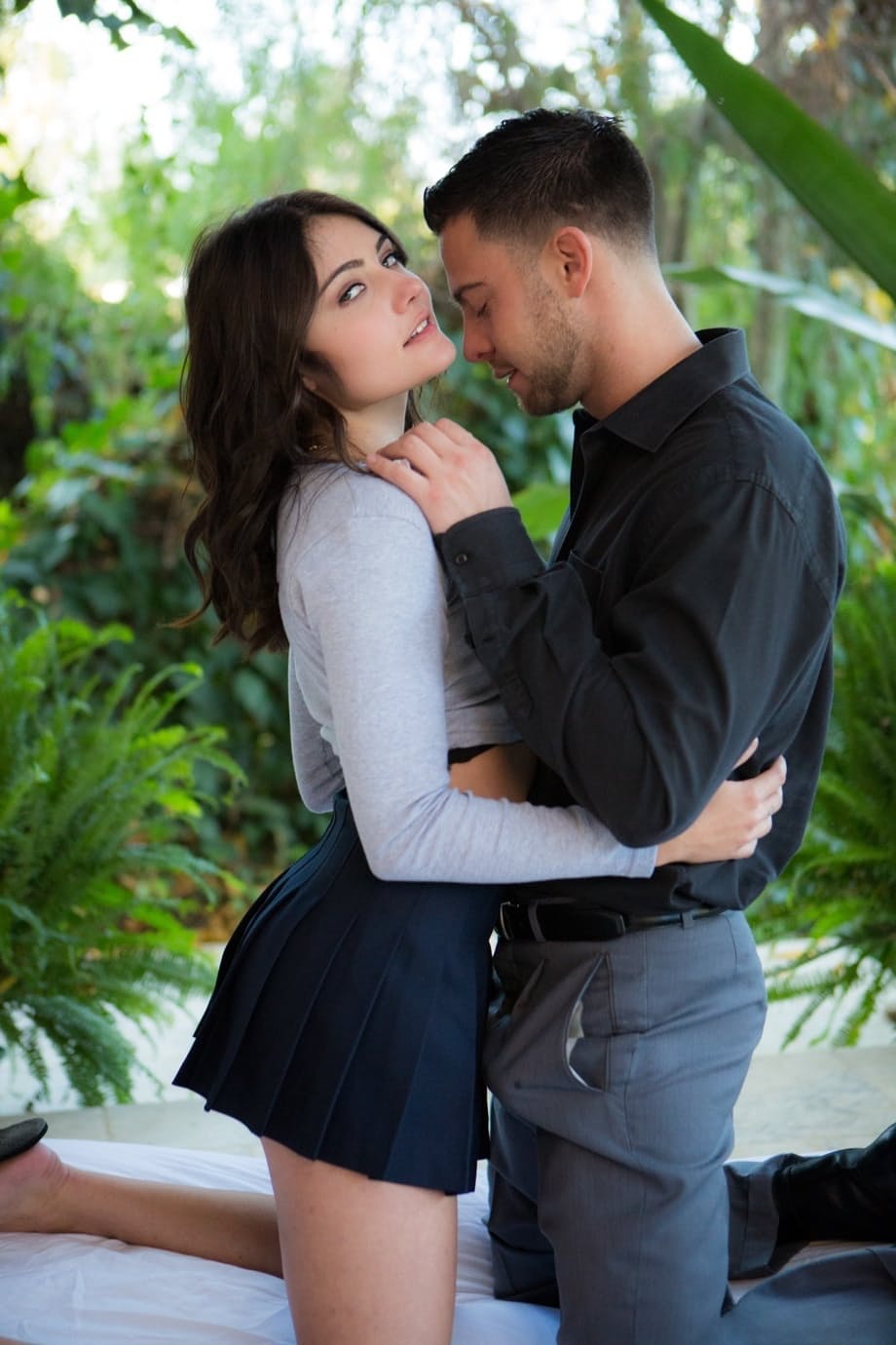 Seductive Adria Rae strips Seth Gamble bare during steamy outdoor tease - 9