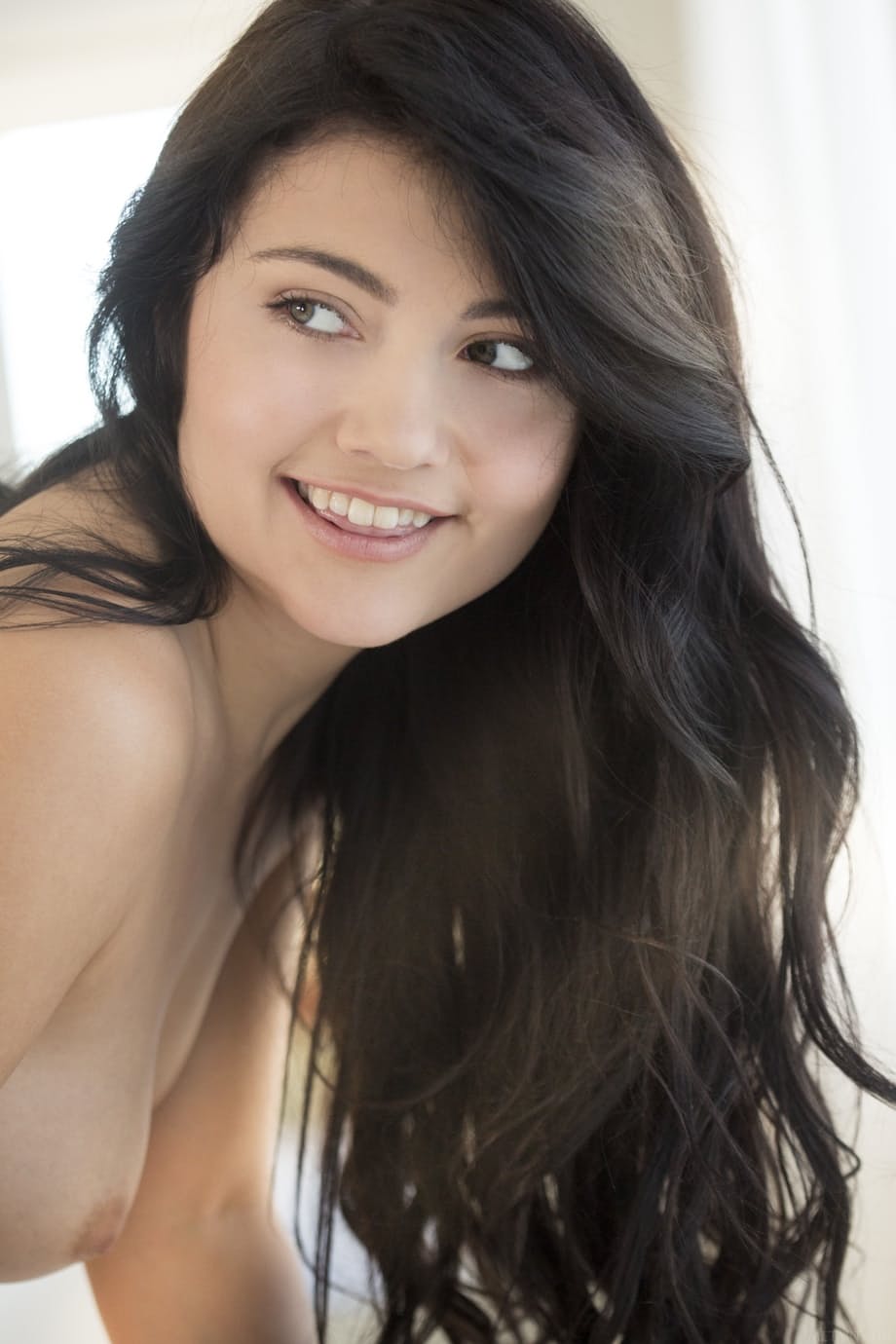 Aidra Rae flaunts perky teen titties and slutty naked solo spread - 13