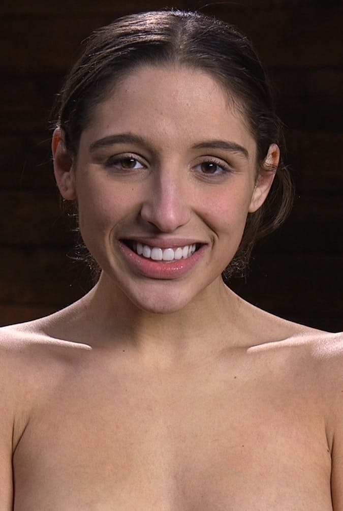Pretty brunette Abella Danger gets punished with a vibrator in bondage