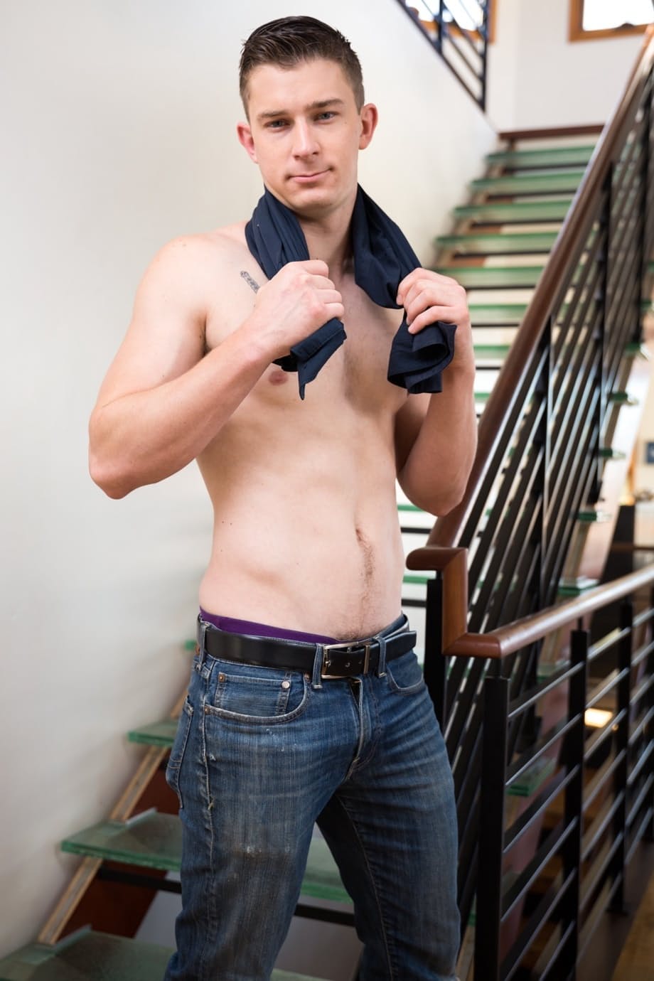 Kinky homosexuals Chad Piper and Nathan Styles play with each other anally