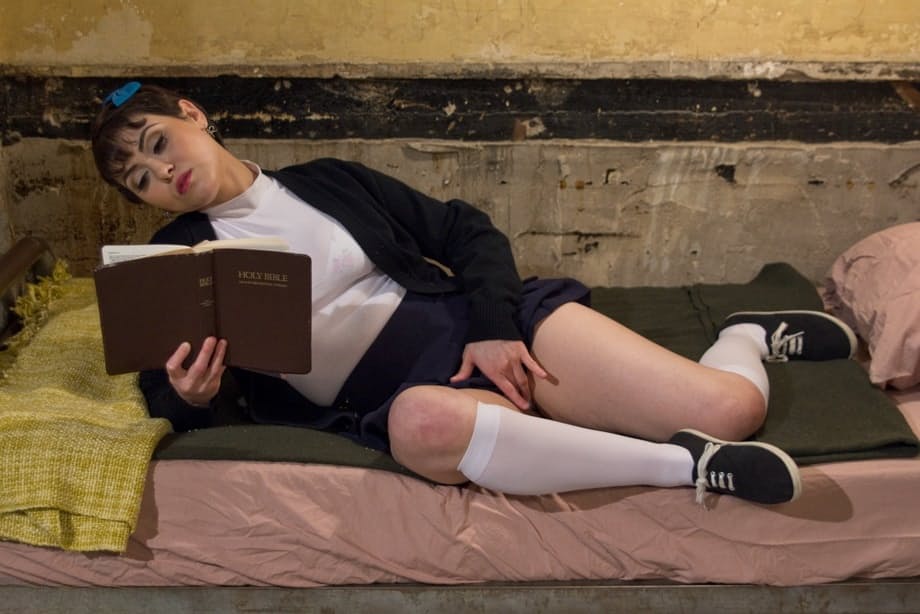 Mature nun Audrey Noir and sister Mona Wales explore their filthy dirty fantasies together - 12
