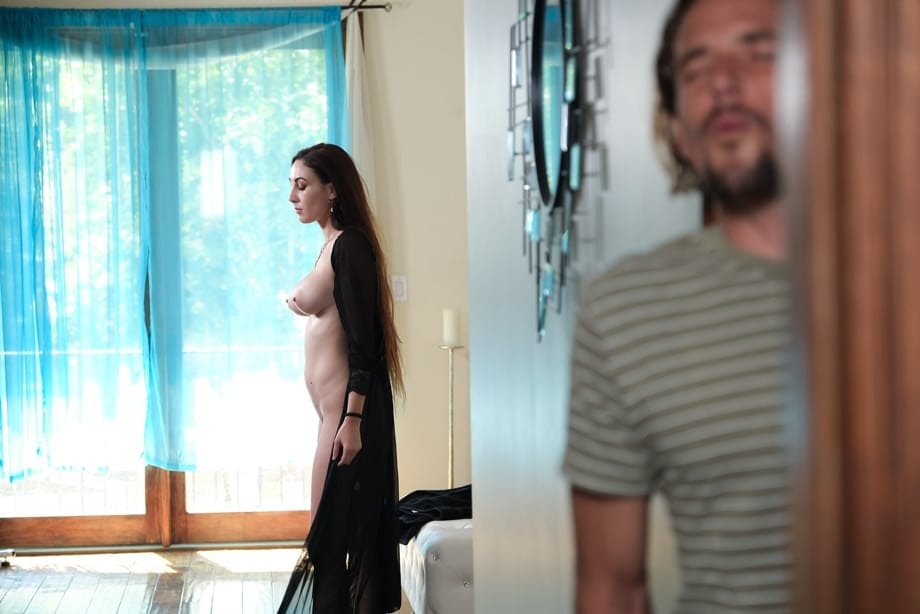 Artemisia Love titty teases then gives balls-deep head before riding cock - 9