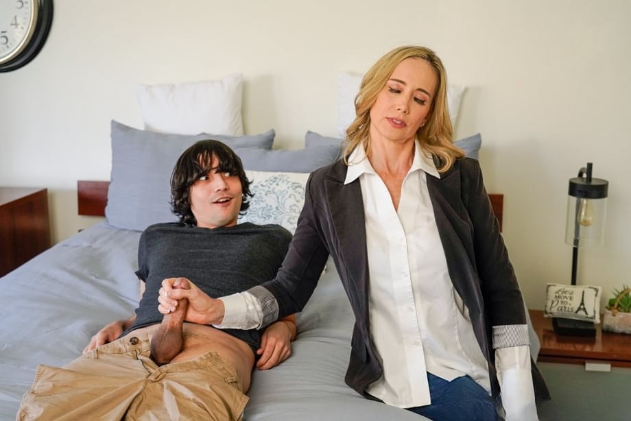 Sexy principal Lilly James gets her asshole demolished by a badass boy