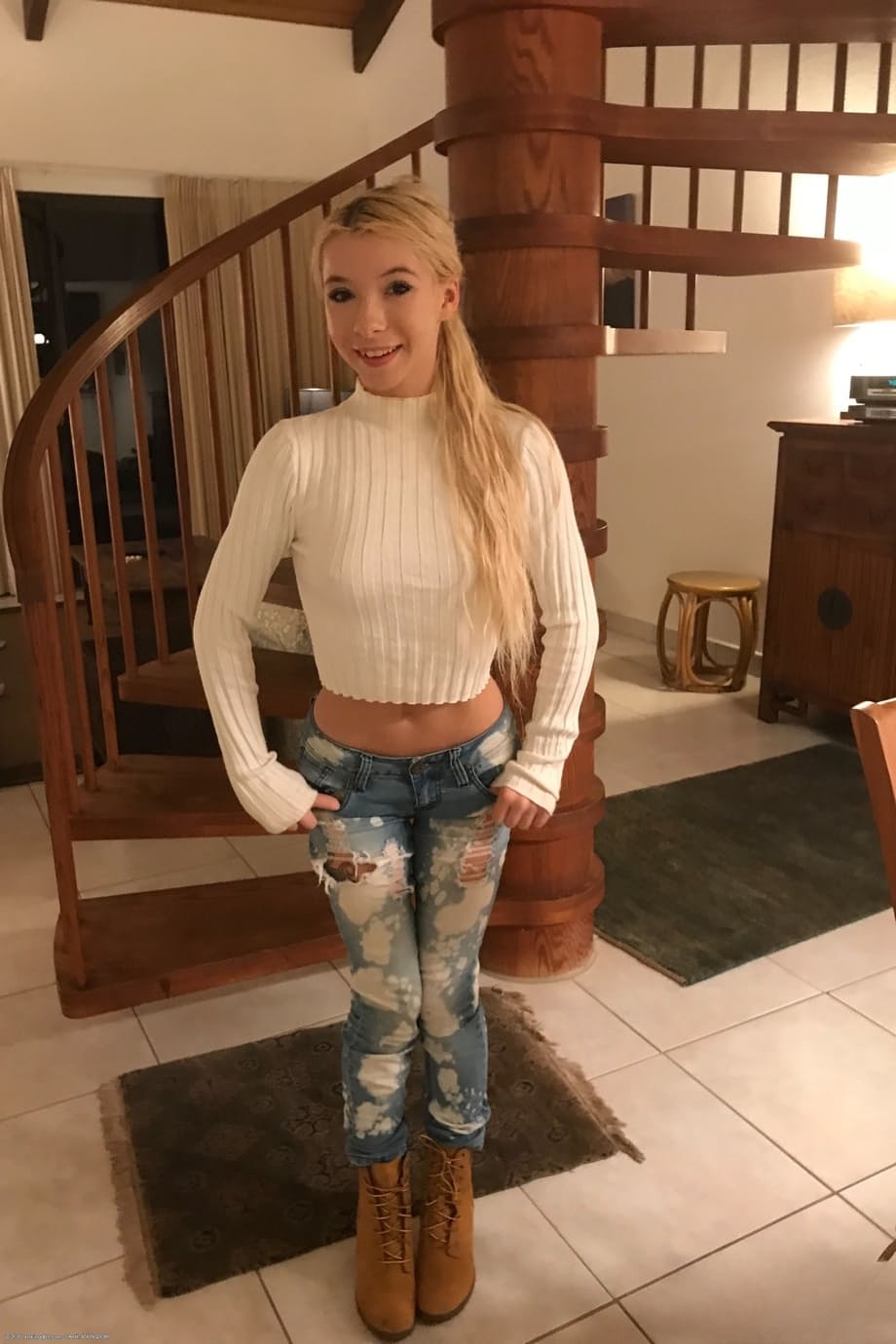 Kenzie Reeves seductively strips from skimpy outfits to expose every creamy inch naked - 6