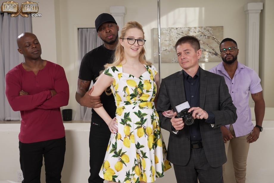 Curvy Audrey Madison cuckolds her man with many thick black dicks - 8