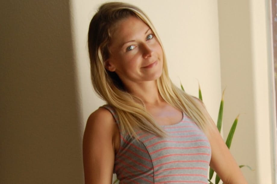 Lena A seductively peels away her tiny dress to reveal her petite tits and round ass - 6