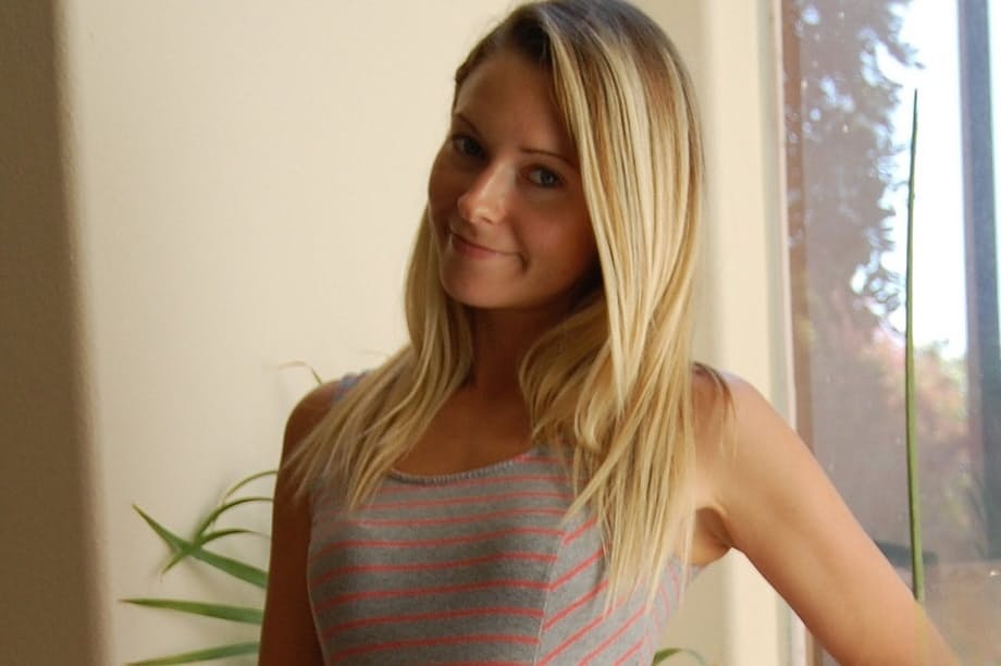 Lena A seductively peels away her tiny dress to reveal her petite tits and round ass - 8