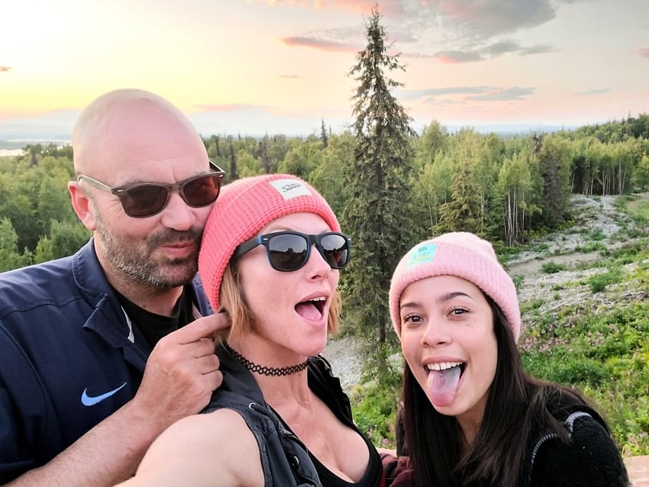 Lana Mars has threesome sex with a couple in the Alaskan wilderness