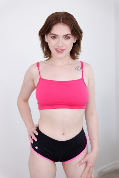 Gracie Gates's thick juicy ass and massive tits strain in soaked panties - 10