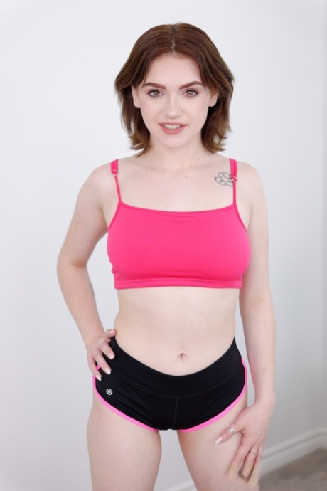 Gracie Gates's thick juicy ass and massive tits strain in soaked panties - 11
