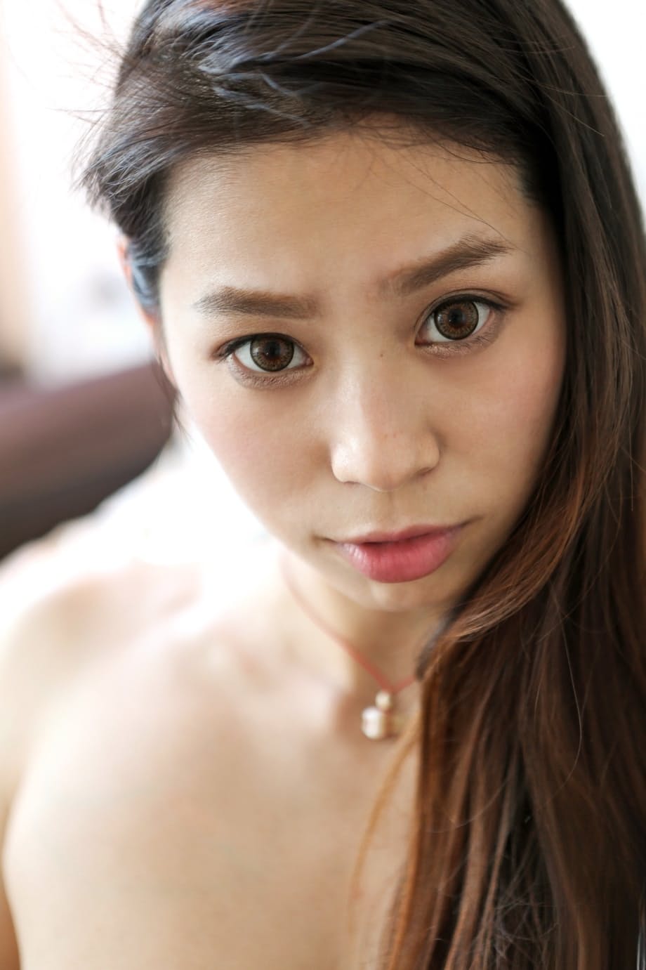 Teen Abbie seductively spreads and fingers her silky shaved slit - 19