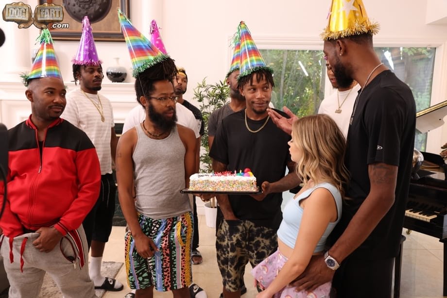 Dwayne Charming unloads thick interracial joy upon seductive birthday babe Coco Lovelock - 8