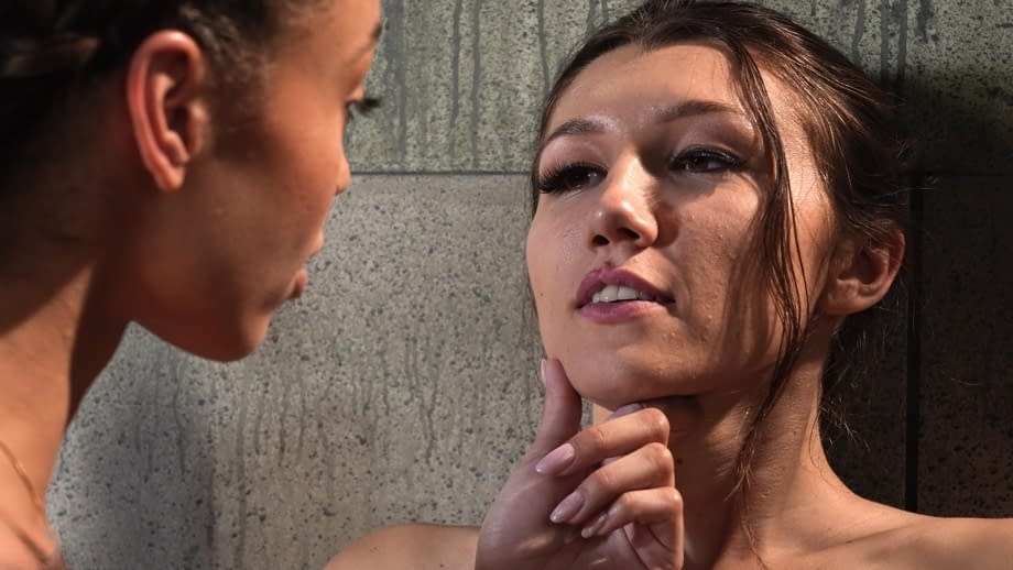 Alexis Tae commands her desperate petite slave Maya in intense lesbian dominance - 5