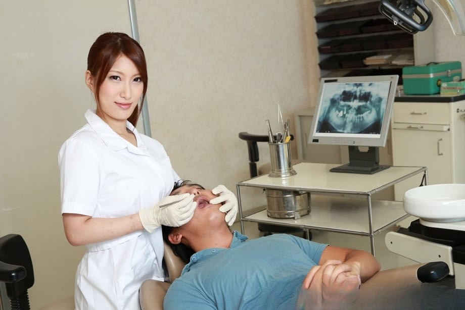 Yume Mitsuki naughty nurse gets pounded and creampied raw by patient - 1